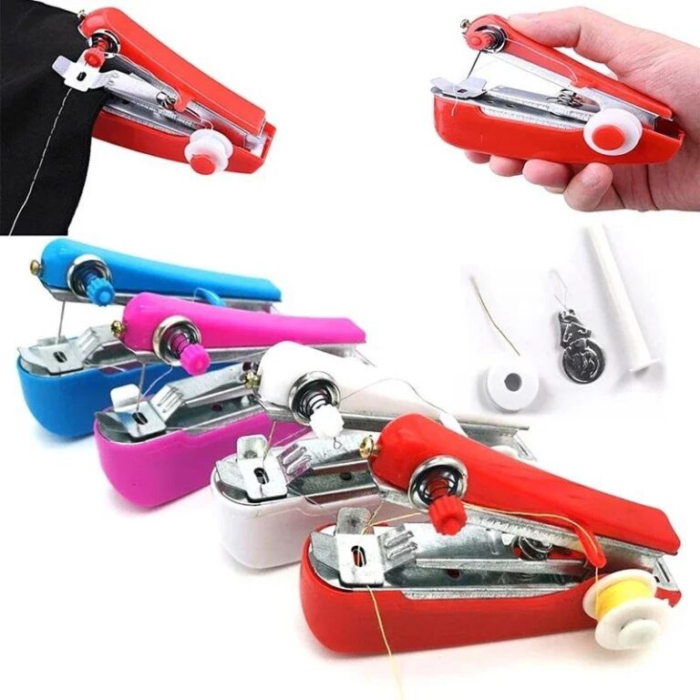 Handheld Sewing Machine, Mini Portable Stitch Manual Sewing Machine, Quick Repairing Tool for Home Office Car Travel Use