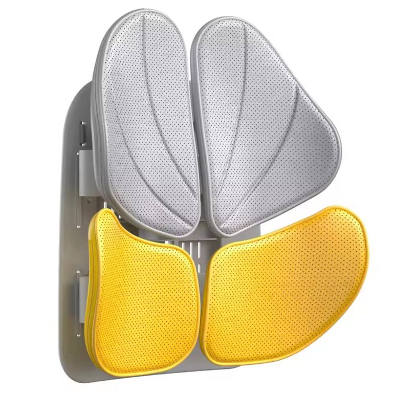 Mesh Car Seat Waist Cushion Breathable Ergonomics Car Back Lumbar Cushion Adjustable Multi Sided Support